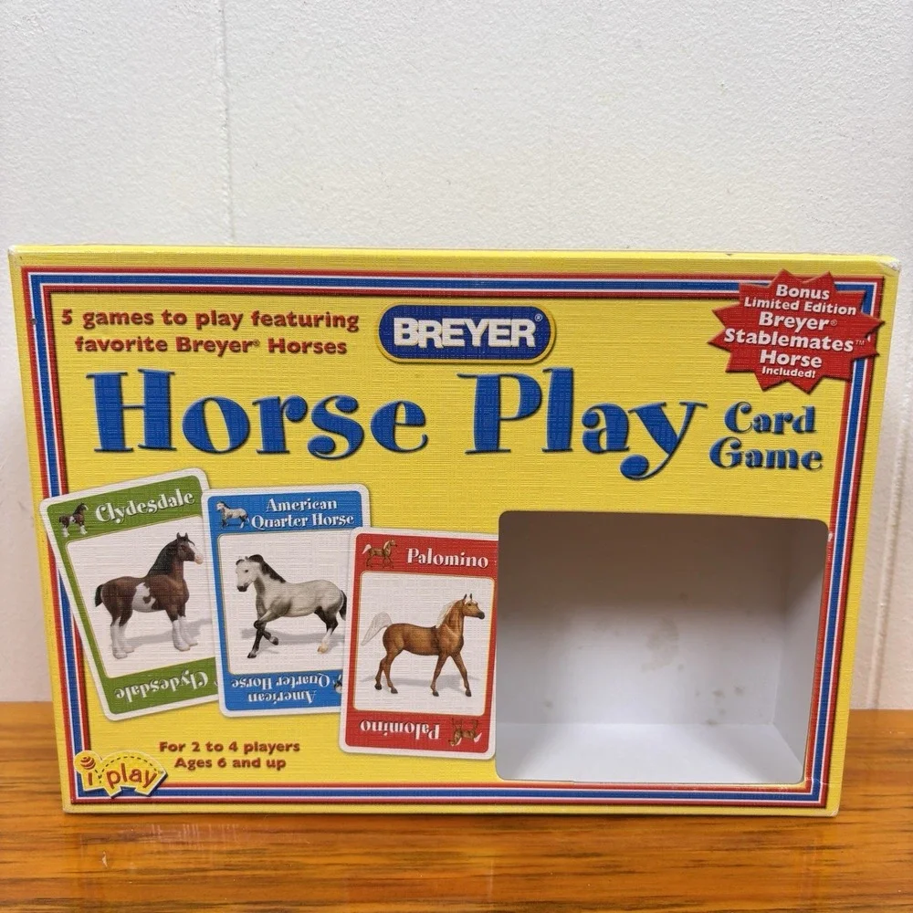 Breyer HORSE PLAY‎ Card Game  - Plastic Horse Missing
